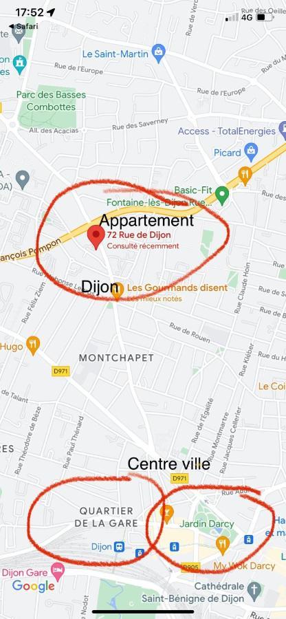 Studio Rue De Dijon Talant Buitenkant foto